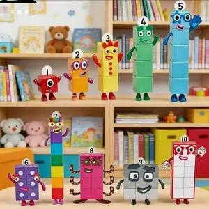 5pcs/Set Number Candle Action Figure Pvc Statue Collection Model Educational Toy Special Birthday Gift For Cake Decor
