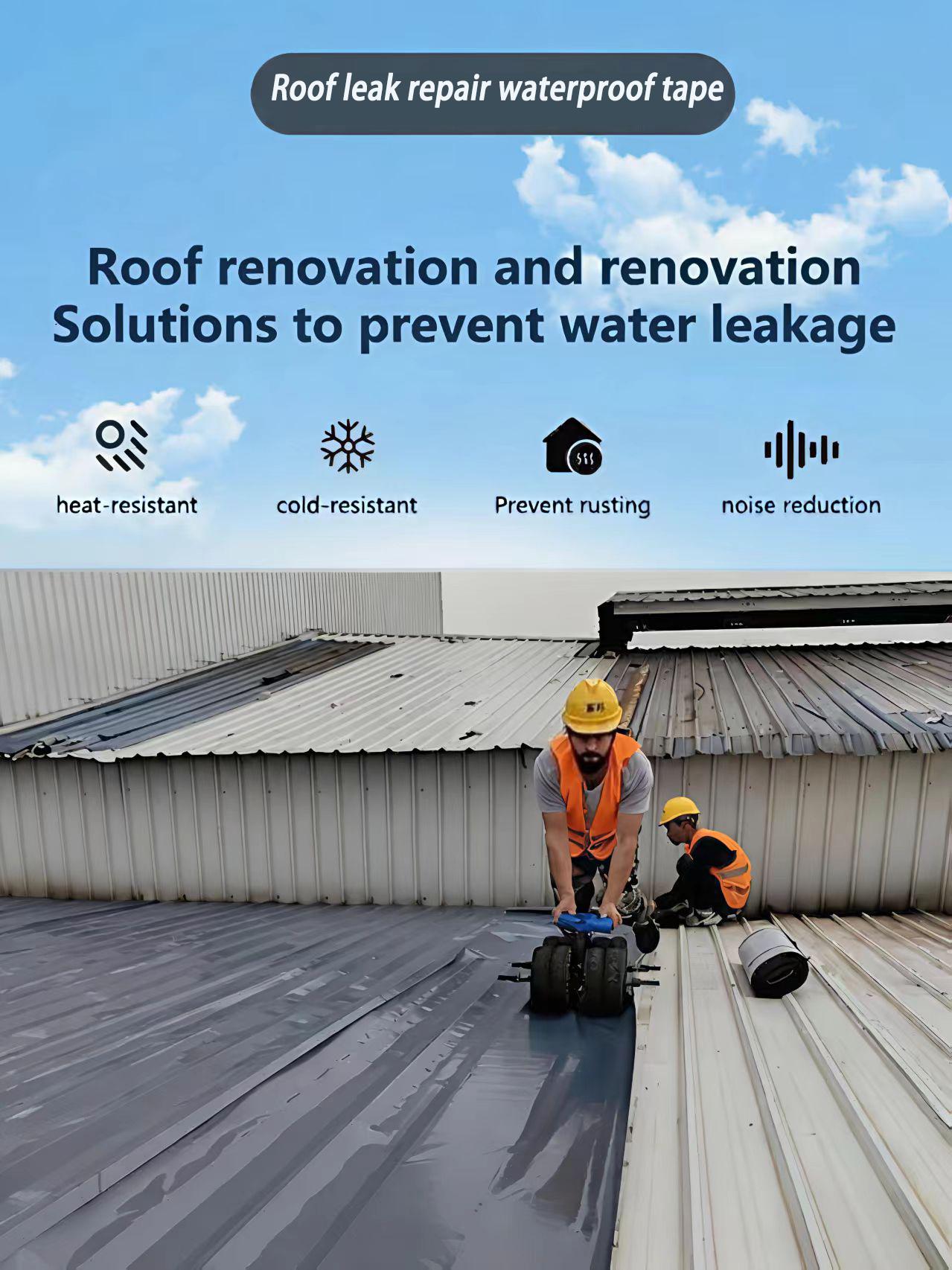 FuBou Professional Choice 39.4"x5.5yd Waterproof Tape 1-Pack Polymer Sealant for Large Projects Extreme Weather Resistant UV Resistant Durable & Reliable FuBou Professional Choice 39.4"x5.5yd Waterproof Tape 1-Pack Polymer Sealant for Large Projects Extreme Weather Resistant UV Resistant Durable & Reliable