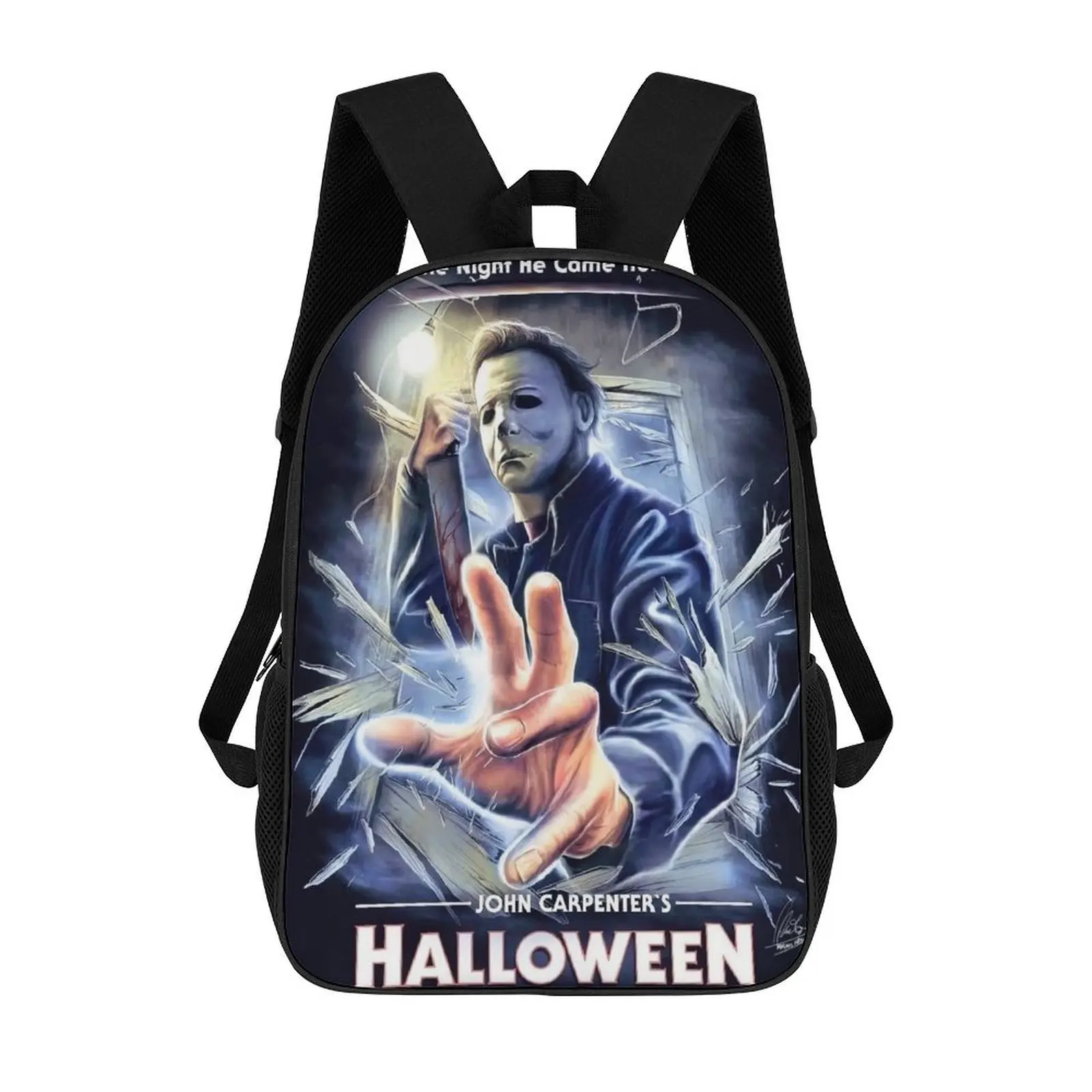 Michael Myers Horror Movie Backpack - Large Capacity with Adjustable Shoulders for Hiking, Commuting - Must-Have for School