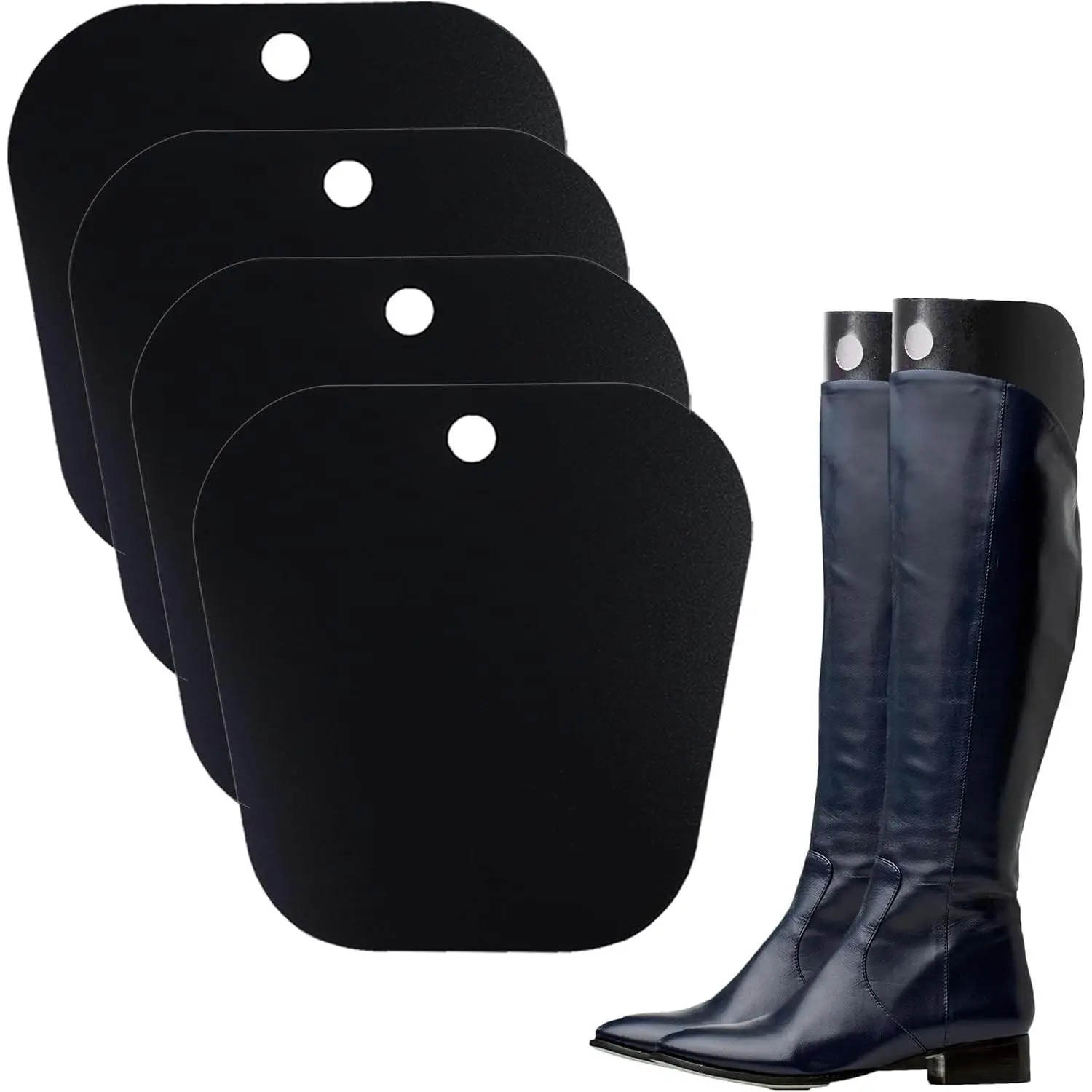 Ruisita 4 Pieces (2 Pairs) Boot Shapers Form Inserts Breathable Boots Support for Men or Women