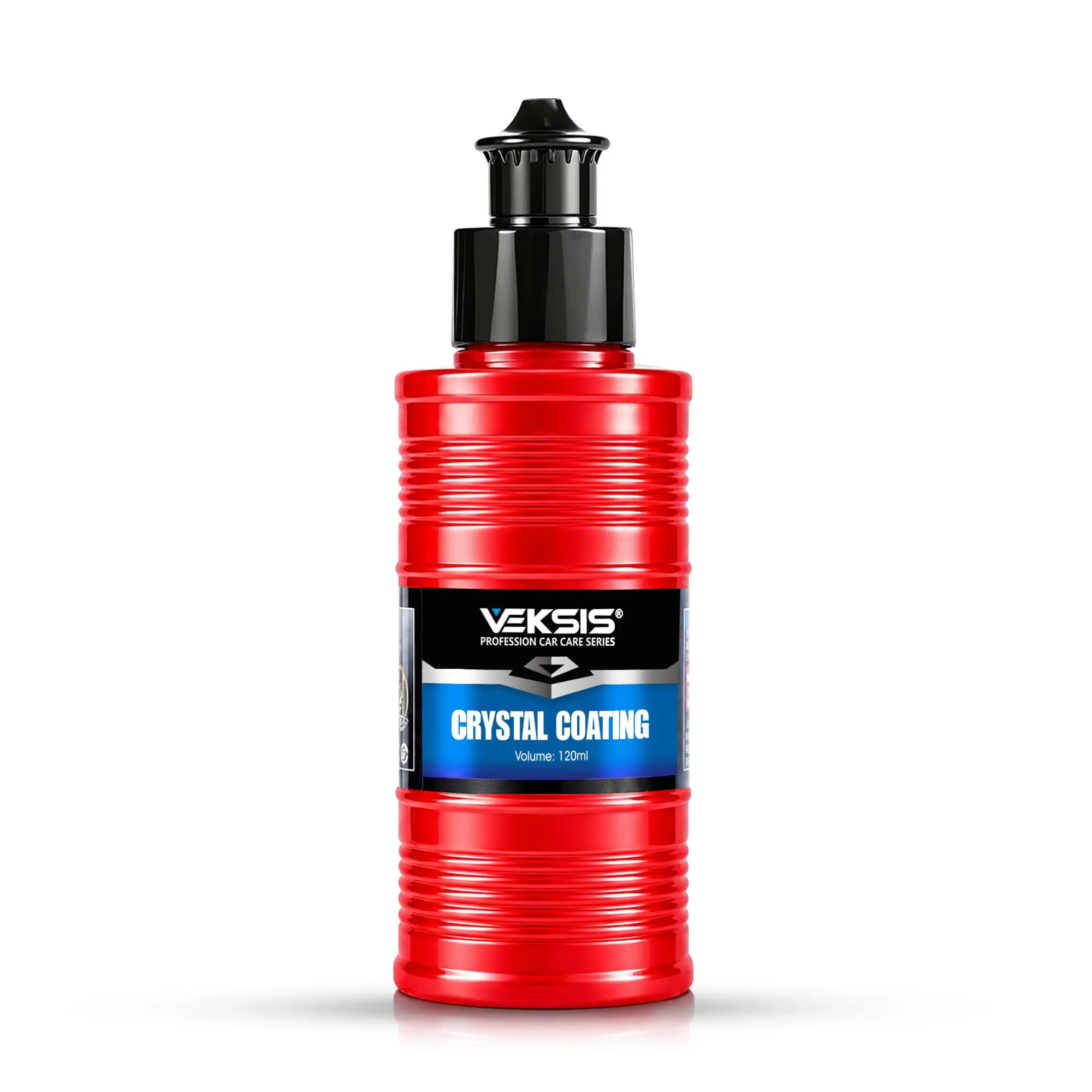 Veksis 9H Nano Ceramic Coating - 120ml Crystal Coating for Cars, 9h Nano Ceramic Technology Sealant for Car Enthusiasts, Enhances Paint Color, Blocks UV Rays, Hydrophobic, High Gloss, Scratch Resistant for All Paint Colors Auto Detailing
