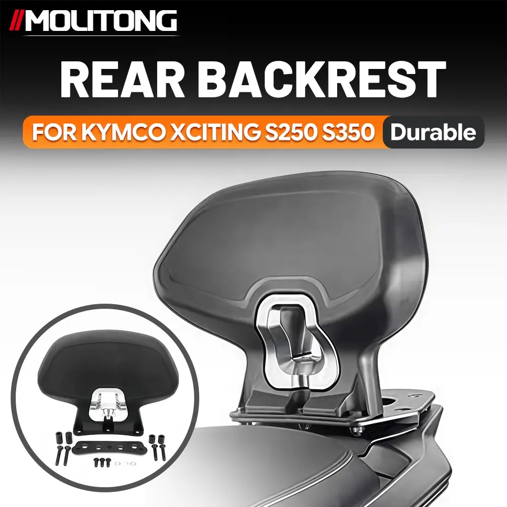 For Kymco Xciting S250 S350 Motorcycle Rear Backrest, Comfortable Seat Support Accessory, Essential Bike Parts for Enhanced Riding Experience