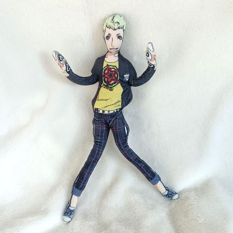 Anime Amamiya Ren Akechi Goro Ryuji Sakamoto Anne Takamaki Yusuke Kitagawa Cosplay Doll Joint Mobility Plush Accessory