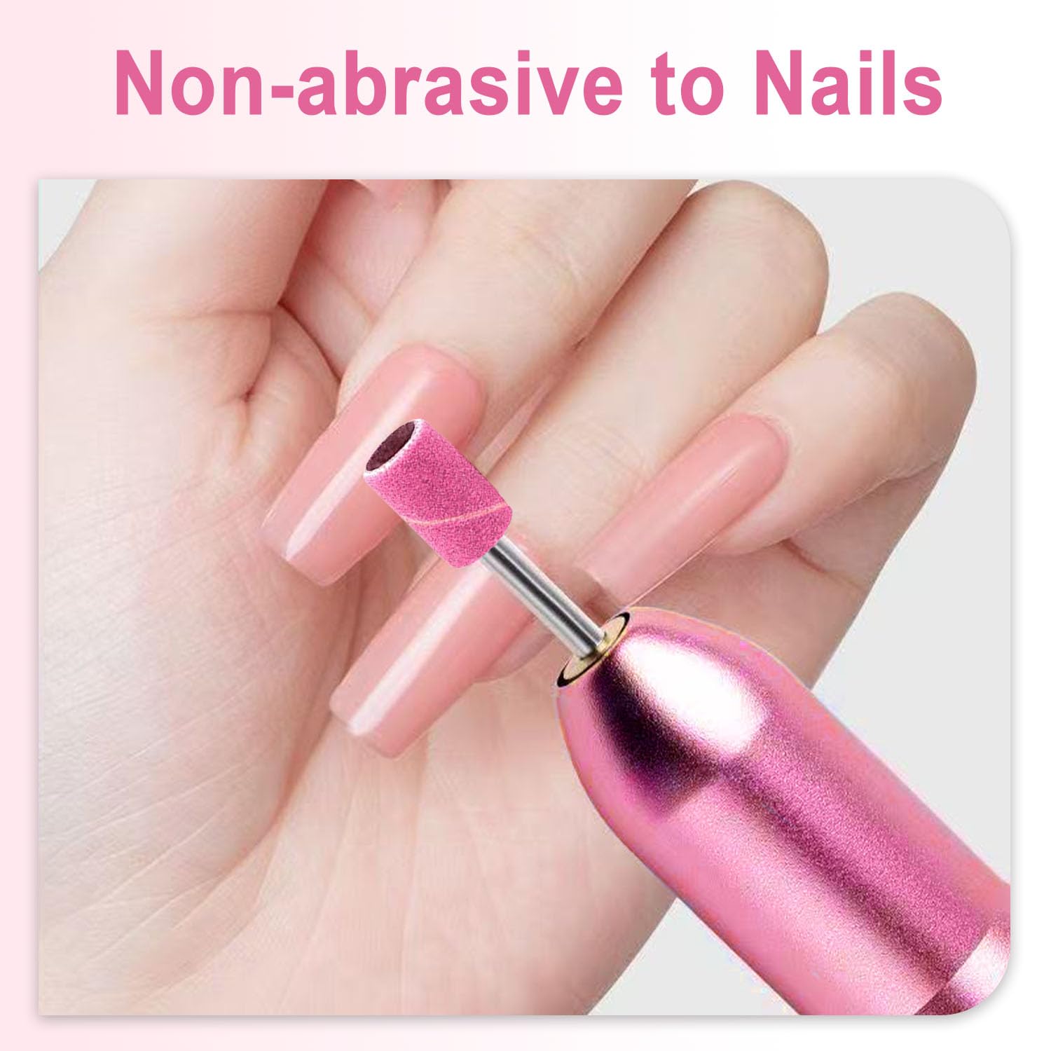 Drill Bits 100 count Sanding Bands for  Drill,  Tips for Drill Bits  Tech, Mix 80#120#180#240# Fine Grit File Sanding Bands for  Gel Manicures and Pedicure