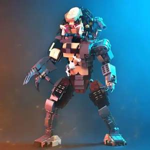 2026 hot item MOC Creative Expert Ideas Predator Monster Model Building Blocks DIY Assemble Bricks Toys for Children gifts