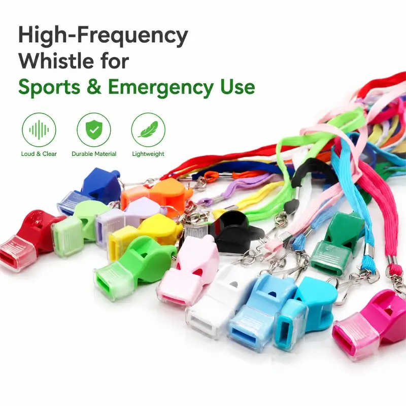 High-Frequency Ultrasonic Whistle for Sports Coaches, Lifeguards, and Outdoor Emergency Use — Durable Plastic Referee Whistle Compatible with Basketball, Soccer, Volleyball, and Training Activities