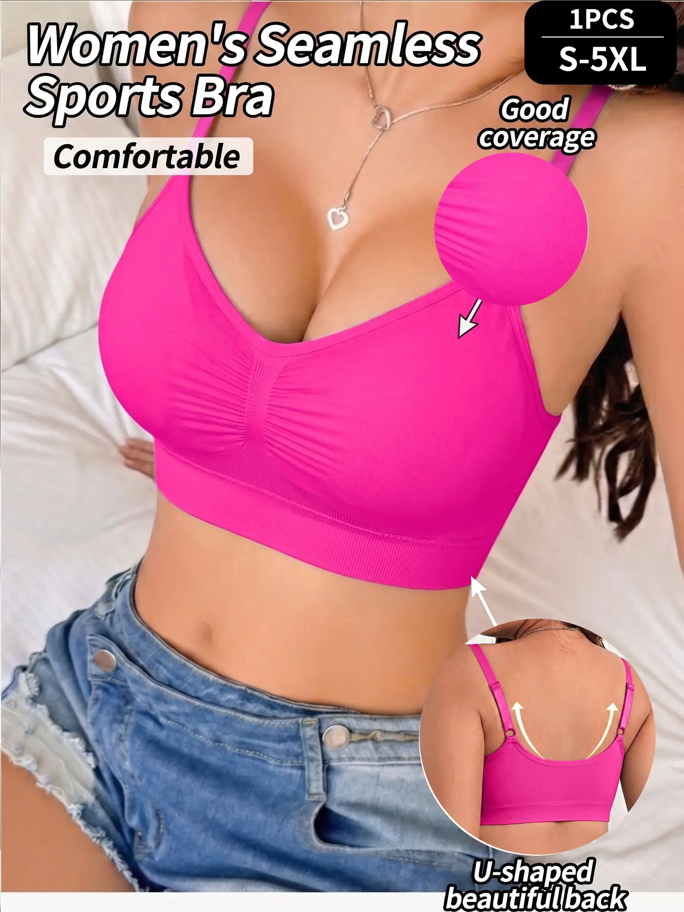 Women's Mint Green Seamless Knit Sports Bra with Core Rhythm, Summer Sports Casual Fitness Tank, Removable Cups, Backless Compression Crop Top
