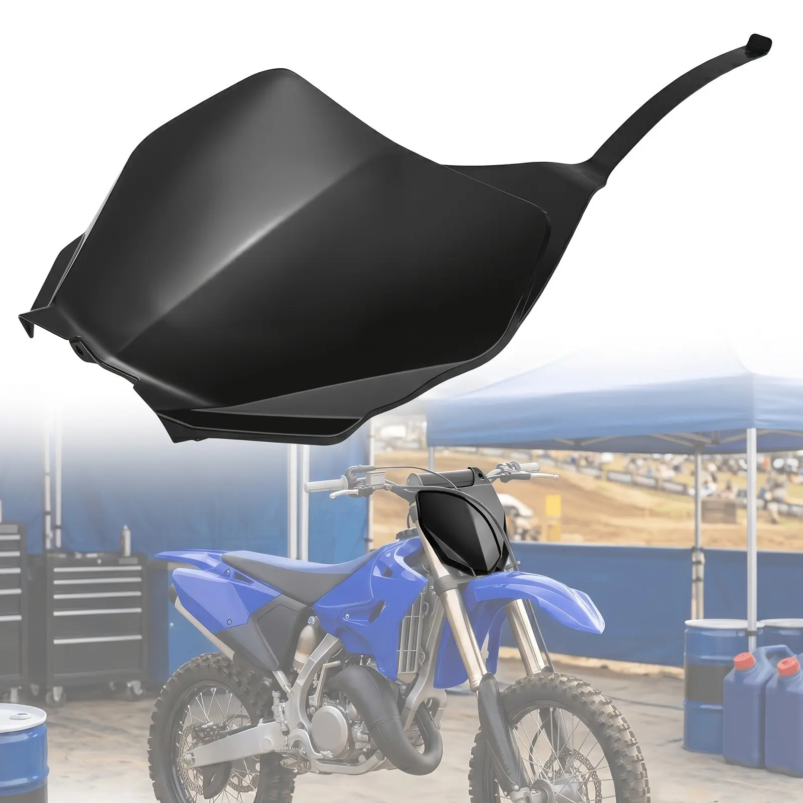 Dirt Bike Front Number Plate for Yamaha Yz125 2006-2014, Yz250 2006-2014, Yz250f 2006-2009, Yz450f 2006-2009, Wr250f 2007-2014, Wr450f 2007-2014