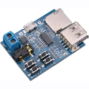 TF Card U Disk Play MP3 Decoder Player Module with Audio Amplifier Audio Decoding Player Module  USB 5V Power