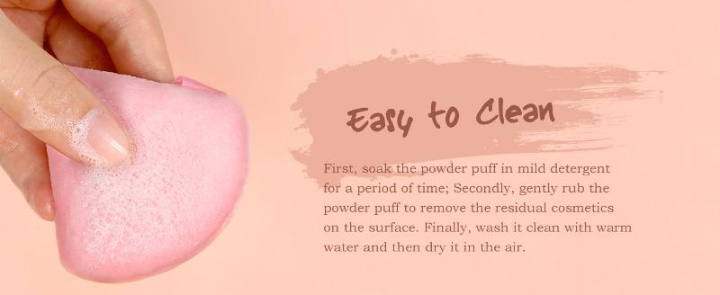 Colovis 48 PCS Powder Puff Set Soft Velour Triangle Makeup Sponge for Foundation & Loose Powder Pink & Black Ideal for Travel Daily Use Easy to Clean Beauty Tools