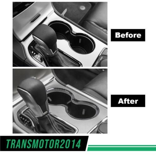 G-PLUS Gear Shift Cup Holder Cover Trim Bezel Fit For 2011-2021 Grand Cherokee New Upgraded Version