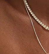 Gold Silver Stackable Rings for Women Non Tarnish 18K Gold Plated Interlocking Ring Stack Set Mixed Metals Statement Rings Dainty Cubic Zirconia CZ Trendy Fashion Chunky Connected Band Thumb Ring Size 4 5 6 7 8 9 10 11 Gold Silver Jewelry Gift for Wom