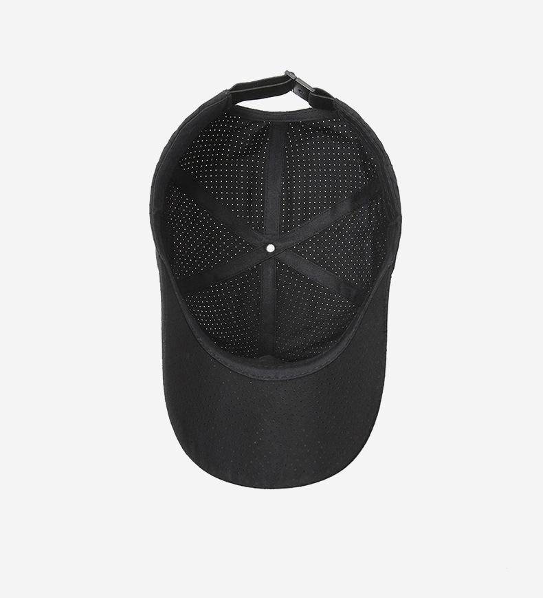Quick-Dry Perforated Mountain Patch Baseball Cap | Unisex Lightweight Outdoor Hat - Adjustable Strap, UV Protection, Perfect for Hiking & Summer Activities