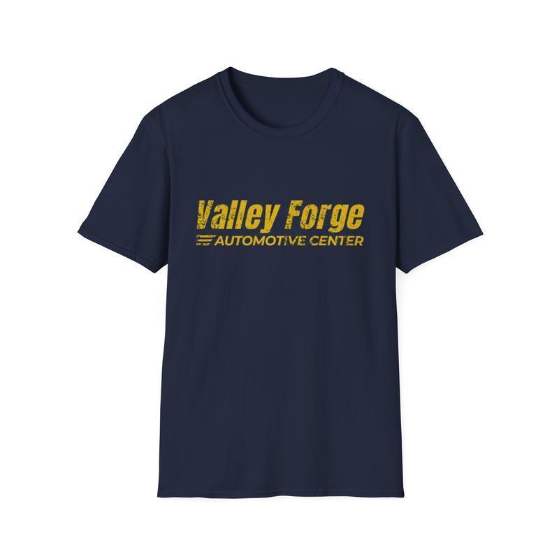 Tires Valley Forge Automotive Center Unisex T-Shirt, Tire Enthusiast Apparel - Shane Gillis Fan Clothing, Mechanic Shirt, Auto Shop Merchandise, Vehicle Supplies