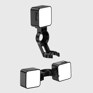 3in1 3Pcs Magnetic Auxiliary Light for DJI Osmo Pocket 3 & Xtra Muse Accessories, Rechargeable Mini LED Fill Light w. Mount & Storage Bag, 3 Color Mode/Brightness Adjustable for Selfie Vlog Recording