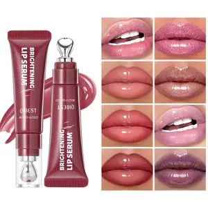 Lip Gloss Essence Liquid, 8 Colors Available, Moisturizing & Long-Lasting, Vitamin E Added, Ideal for Dry Lips, Includes Massage Applicator