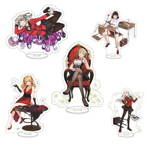 16CM Anime Kakegurui Jabami Yumeko Saotome Meari Suzui Ryota Momobami Kirari Cos Acrylic Figure Stand Ornaments Chirstmas Gifts