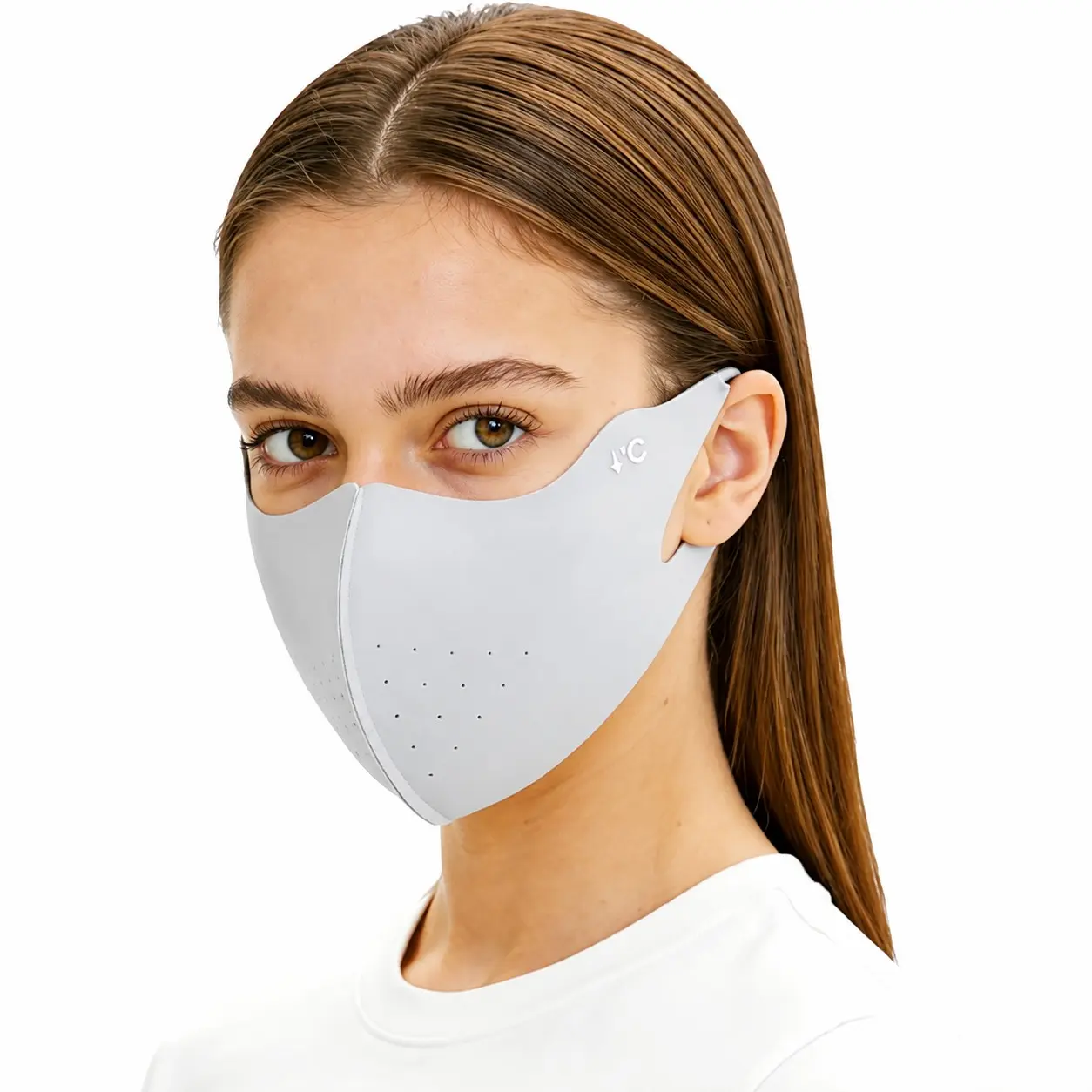 Ice Silk Cooling Face Mask, UV Protection Breathable Face Cover, Lightweight Washable Reusable Summer Mask for Outdoor Activities