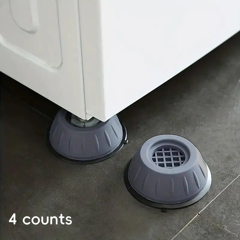 Anti-vibration Pad, 4 Counts/set High-density Washer & Dryer Appliance Stabilizer, Durable Laundry Accessories, Washing Machine