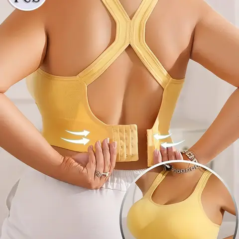 Plus Size Seamless Wireless Bra for Women, Backless Design, Comfortable Fit, Ideal for Daily Wear & Sports Activities, Seamless Everyday Bra, Yoga Sports Bra, Unlined Bra, Workout Bra, Sporty Bra, Sport Bras