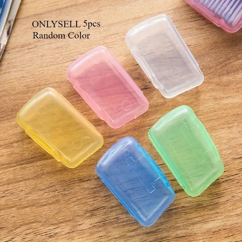 5pcs Colorful Toothbrush Head Protectors - Bathroom Accessories, Soft and Durable Covers - Essential for Hygiene and Organization