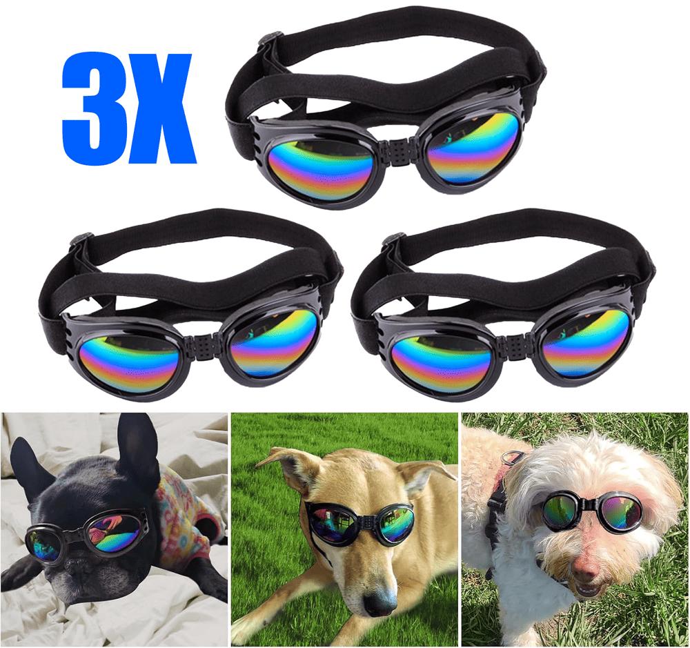 Trendy Small Dog Eye Protection Sunglasses - UV Shield Doggles for Outdoor Adventures
