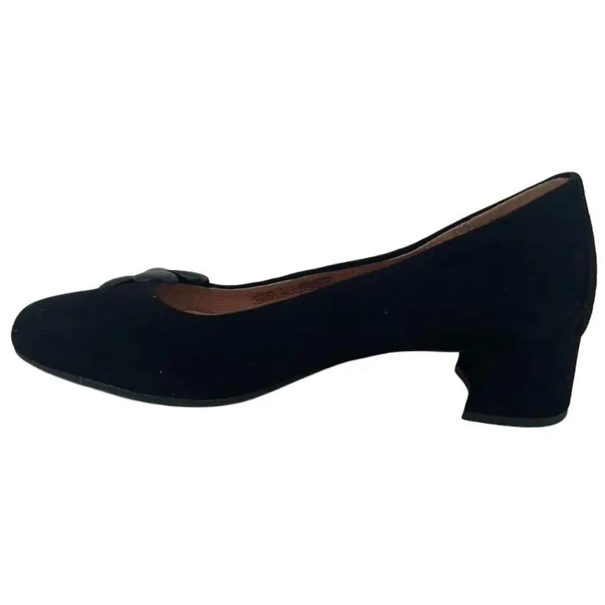 UGG Fleur Poppy Sheepskin Versatile Vintage Chunky Heels 3.5cm 1092280-BLK