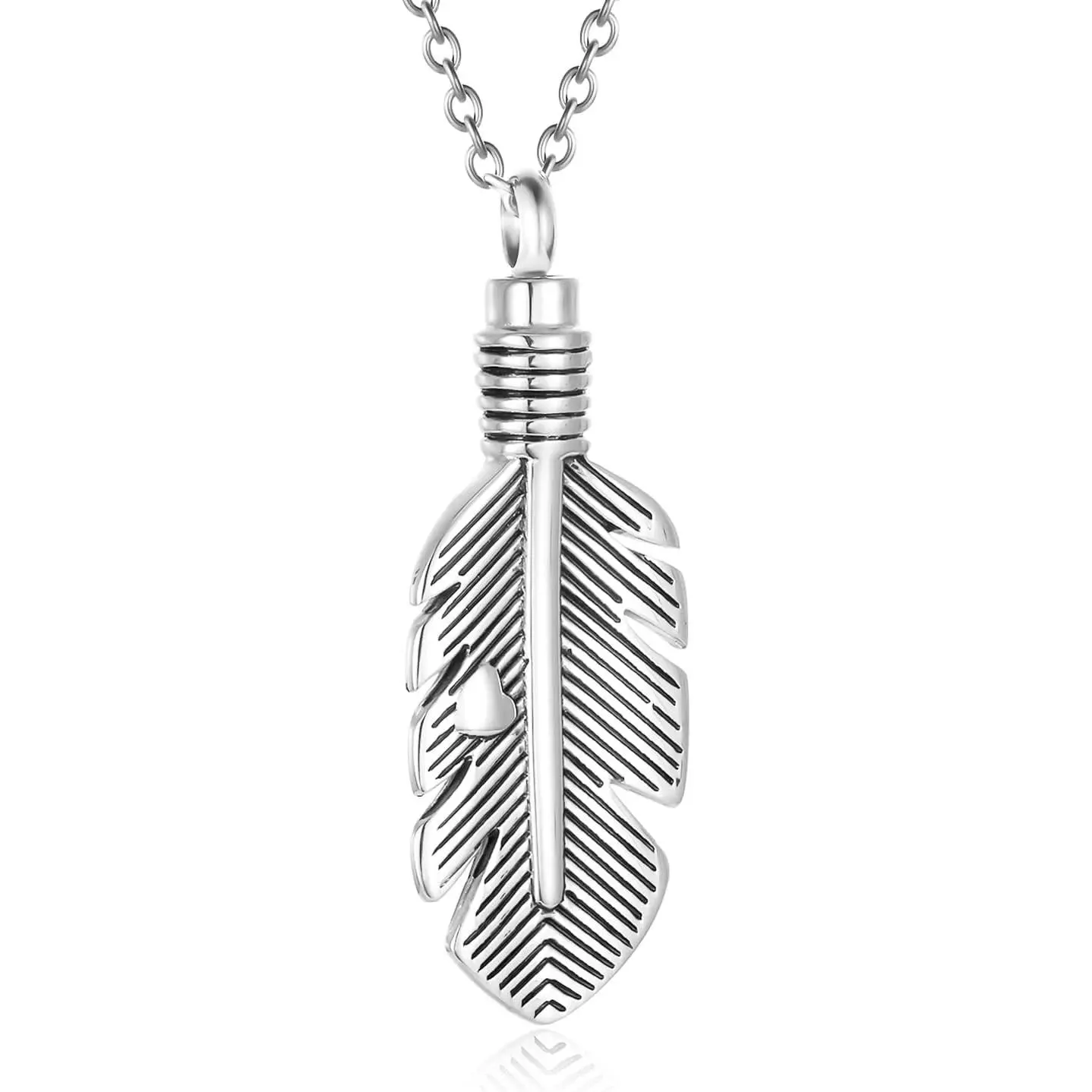Memorial Urn Jewelry Stainless Steel Urn Necklaces for Ashes Funeral Cremation Jewelry for Ashes Keepsake Urn Necklace