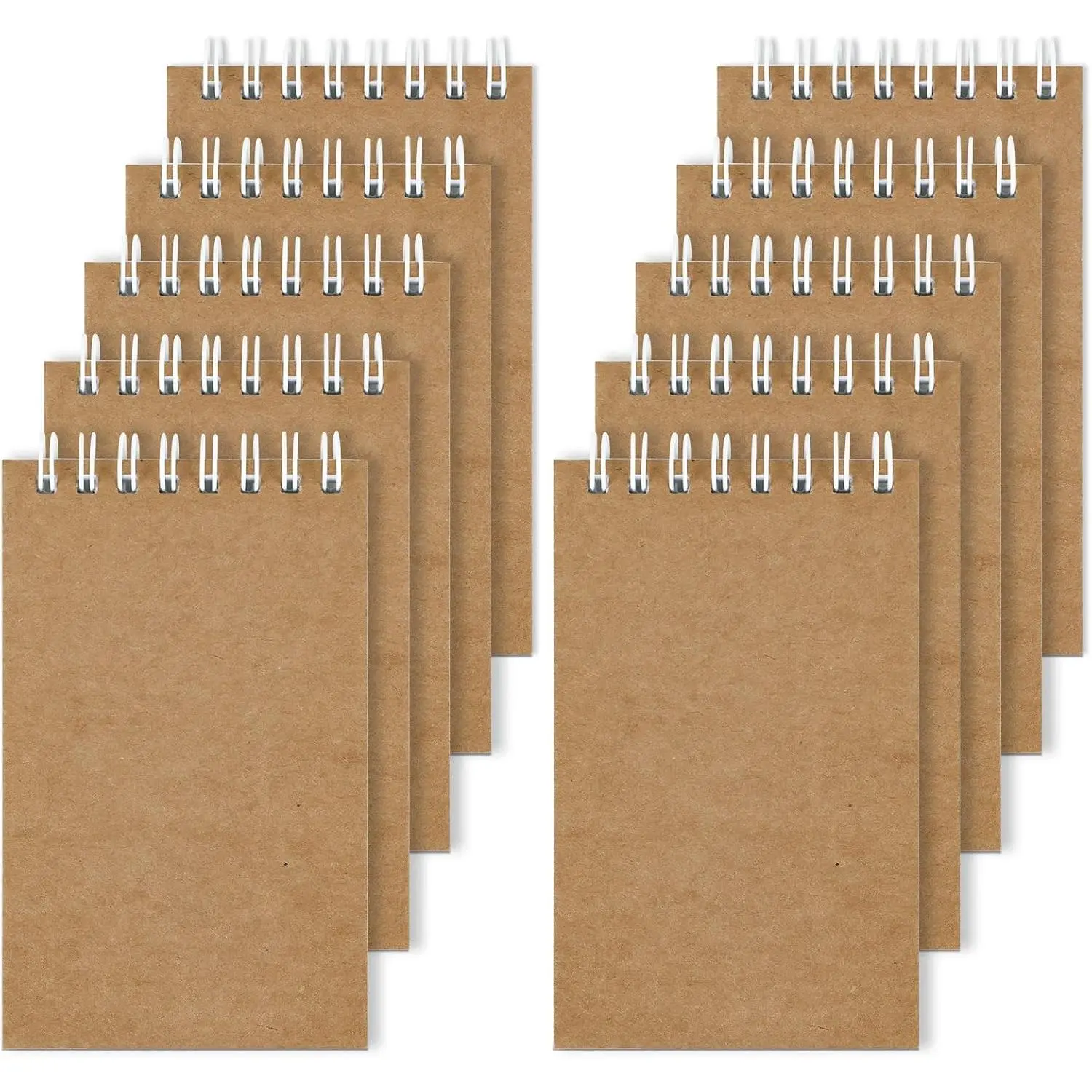 10 Pack Small Pocket Notebooks, 3 x 5 Inches Mini  Spiral Pocket Notebook with Lined Pages Memo Pads for   Office School Classroom Decoration Supplies