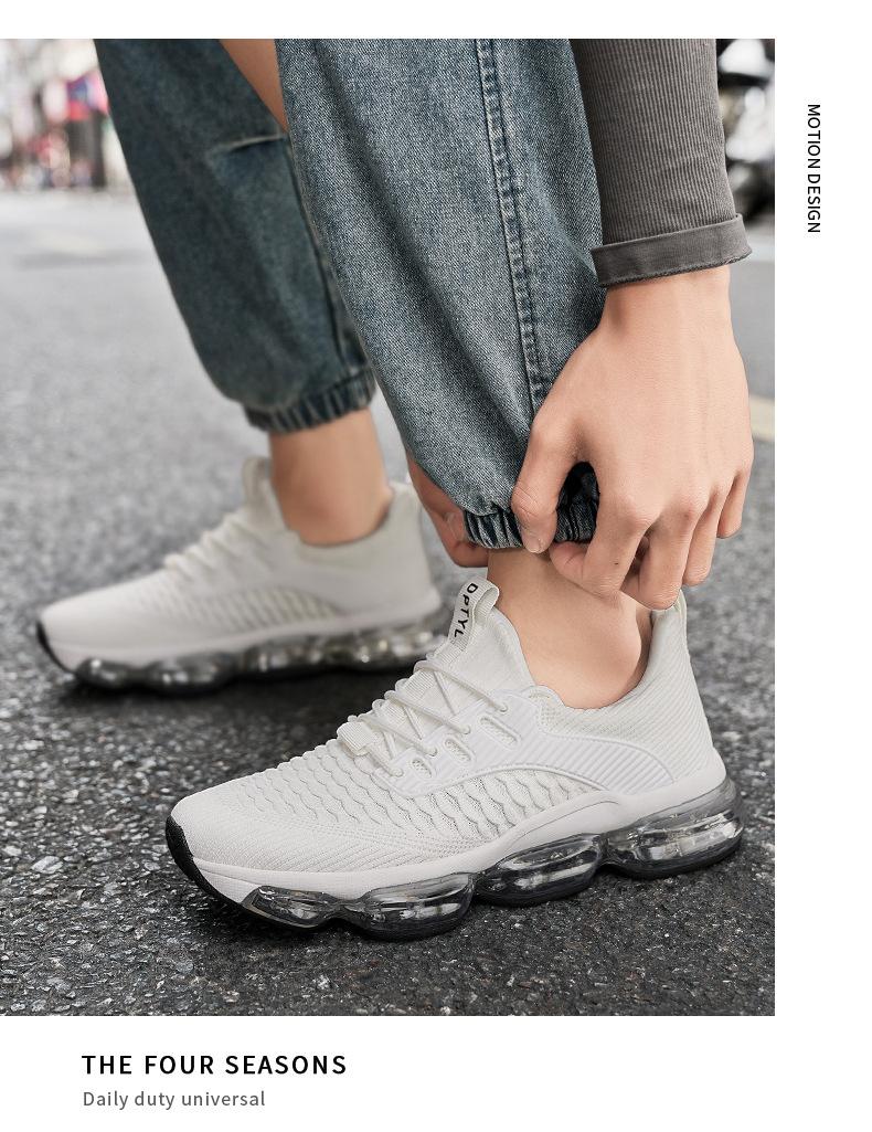 Mesler Men's Sporty Solid RoundToe Laces Trainers, Fashionable Lace UpFront Mesh Breathable Comfortable Sports Air Running Shoes Sporty Lightweight Breathable Running Shoes For Exercise & Daily Wear