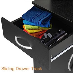 Barber Hair Stylist Storage Cabinet with Lockable Drawer, 5 Compartments & Shelf, Durable MDF, Organizer Equipment for Beauty Salon, Barbershop Barber Hair Stylist Storage Cabinet with Lockable Drawer, 5 Compartments & Shelf, Durable MDF, Organizer Equipment for Beauty Salon, Barbershop