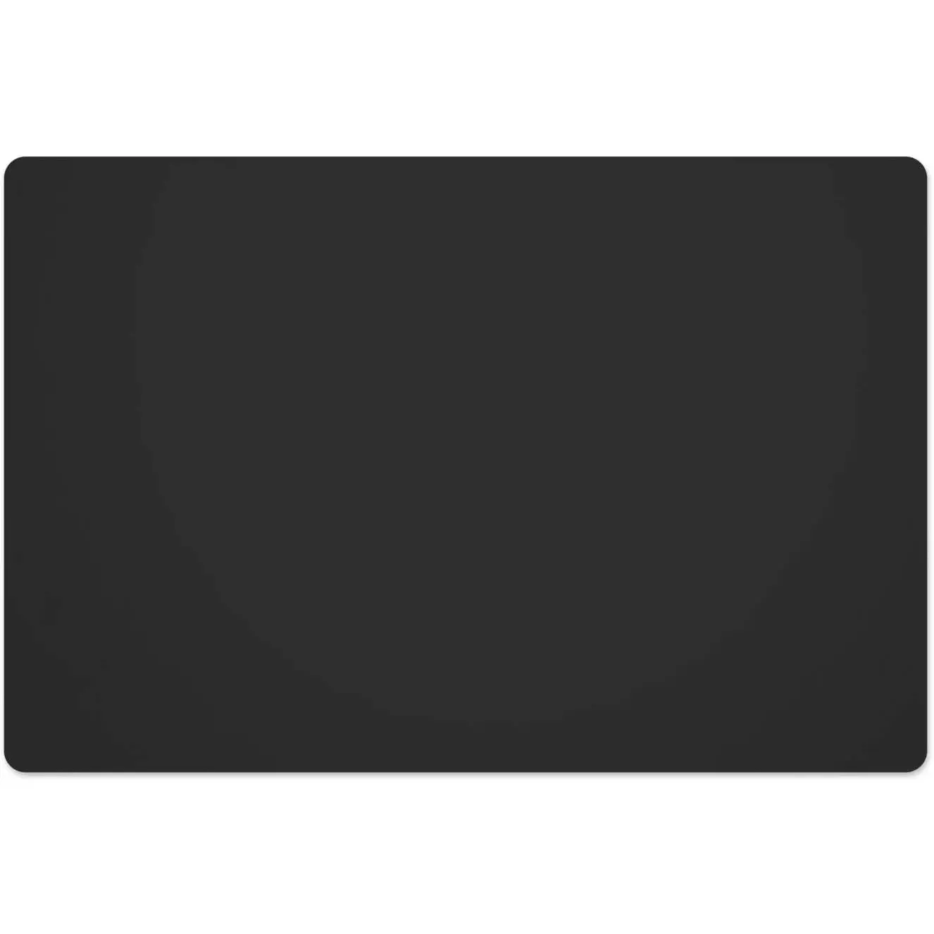 Food-Grade Silicone Placemats (1 Pack, Black, 23.6"×15.7") - Non-Slip, Waterproof, Stain-Resistant, Heat-Resistant, Dishwasher-Safe Tableware for Dining & Coffee Use, Portable, Lightweight, Stylish Countertop Protector