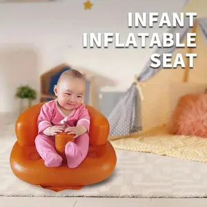 1pc Round Inflatable Sofa, Baby Inflatable Seat, Foldable Indoor Outdoor Lounge Chair, Comfortable and Portable Furniture