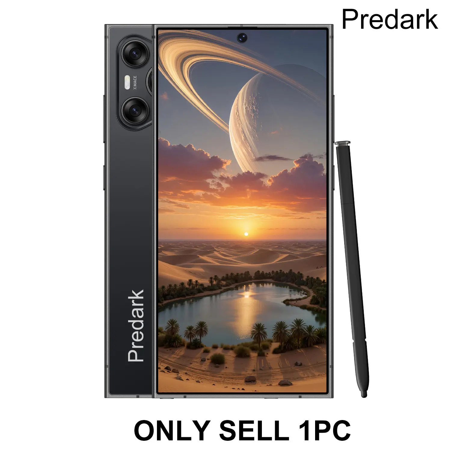 Predark 6.75-Inch Large Screen Smartphone, 4GB+128GB Memory, Dual Cameras, 4100mah Battery, Octa-Core Processor, Android 12, Dual Sim