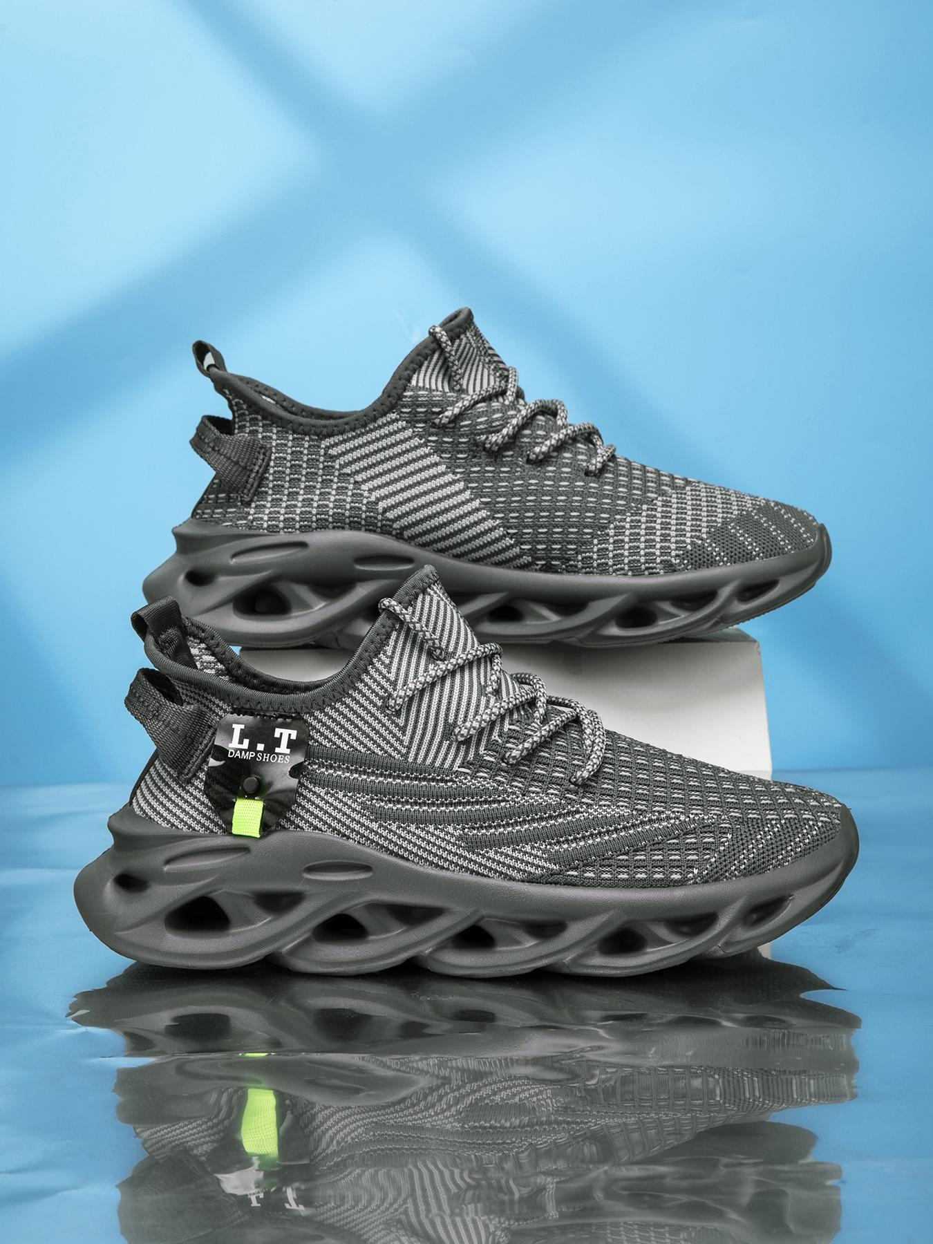 Men's 2024 New Mint Mambo Color Casual Lace Up Low Top Sneakers As Gift, Lightweight Breathable Comfortable Sports Running Shoes for Daily Wear