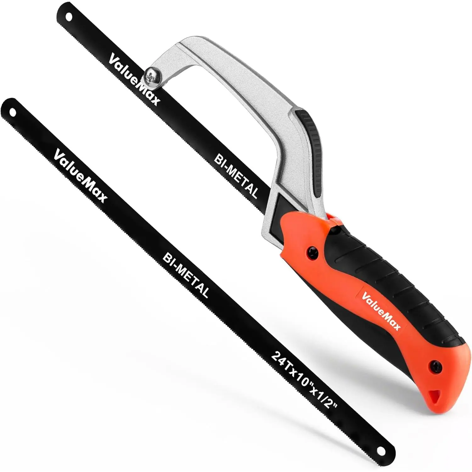 Mini Hack Saw with 1 Piece  10 Inch Blade| Aluminum Small Saw for Wood, PVC, Iron, Copper, Compact Tool for Tight & Small Objects