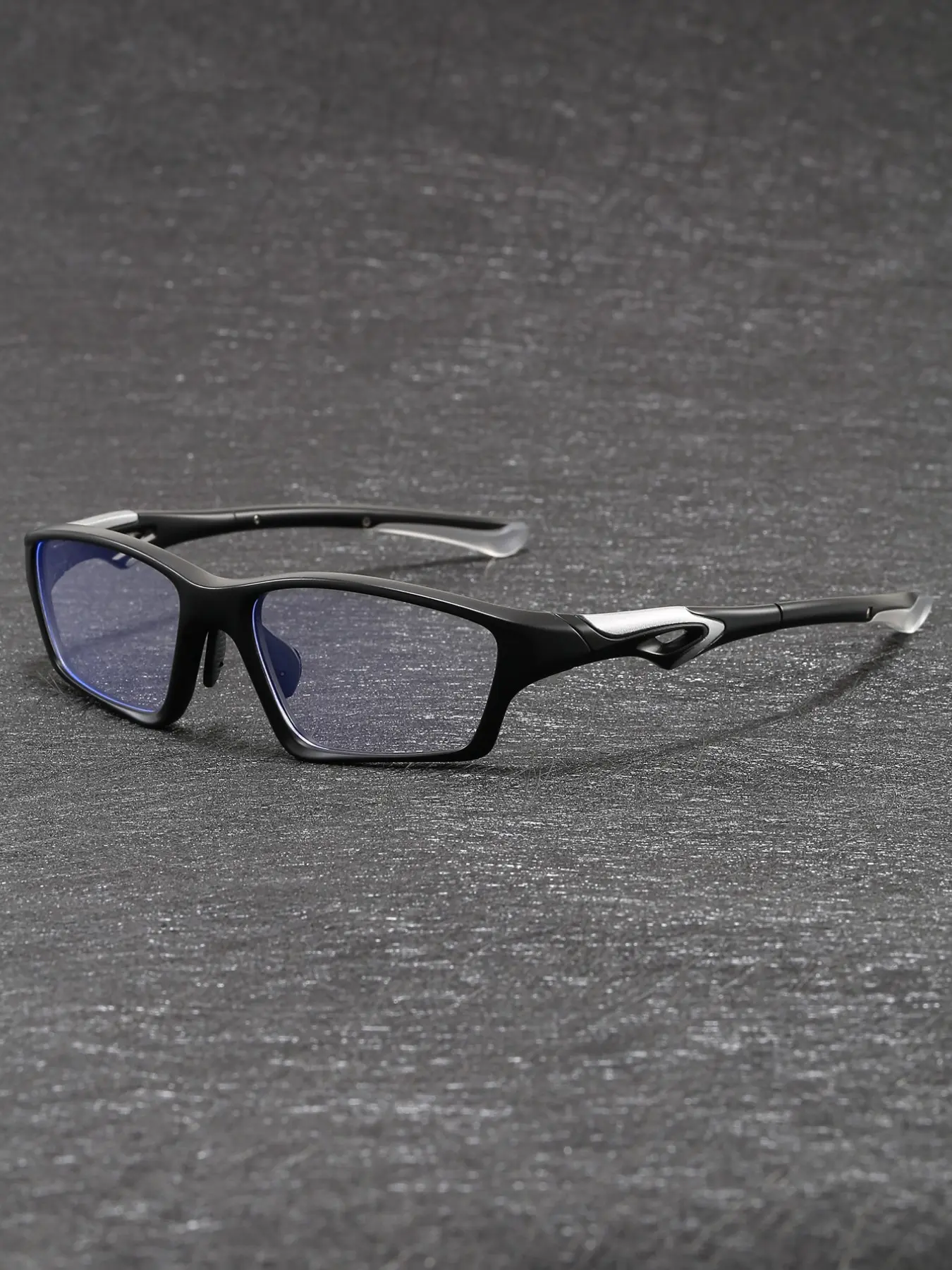 Unisex Sporty Frame Glasses, Fashion Sports Glasses, Lightweight Protective Eyewear for Cycling, Running, Fishing, Hip Hop, Street Fashion Accessory