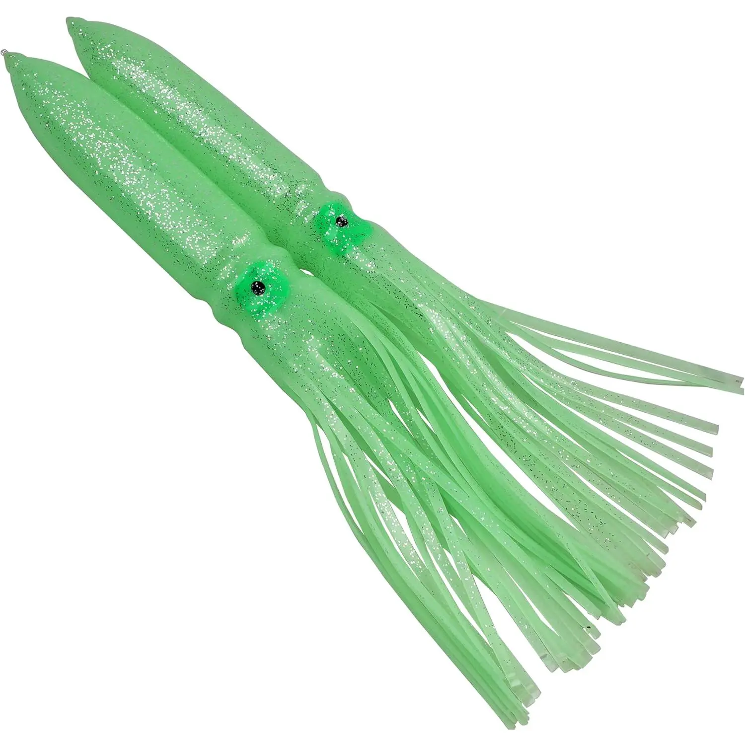 Luminous Octopus Squid Skirts Fishing Lures, 2/5PCS Glow Octopus Skirt Soft Fishing  Trolling Fishing Lures Multiple Colors  Fishing Accessories Saltwater Fishing Tackle