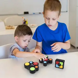 Montessori Educational Memory Game Machine with Lights Sounds Toy Kids Interactive Game Memory Training Game Funny Puzzle Toys