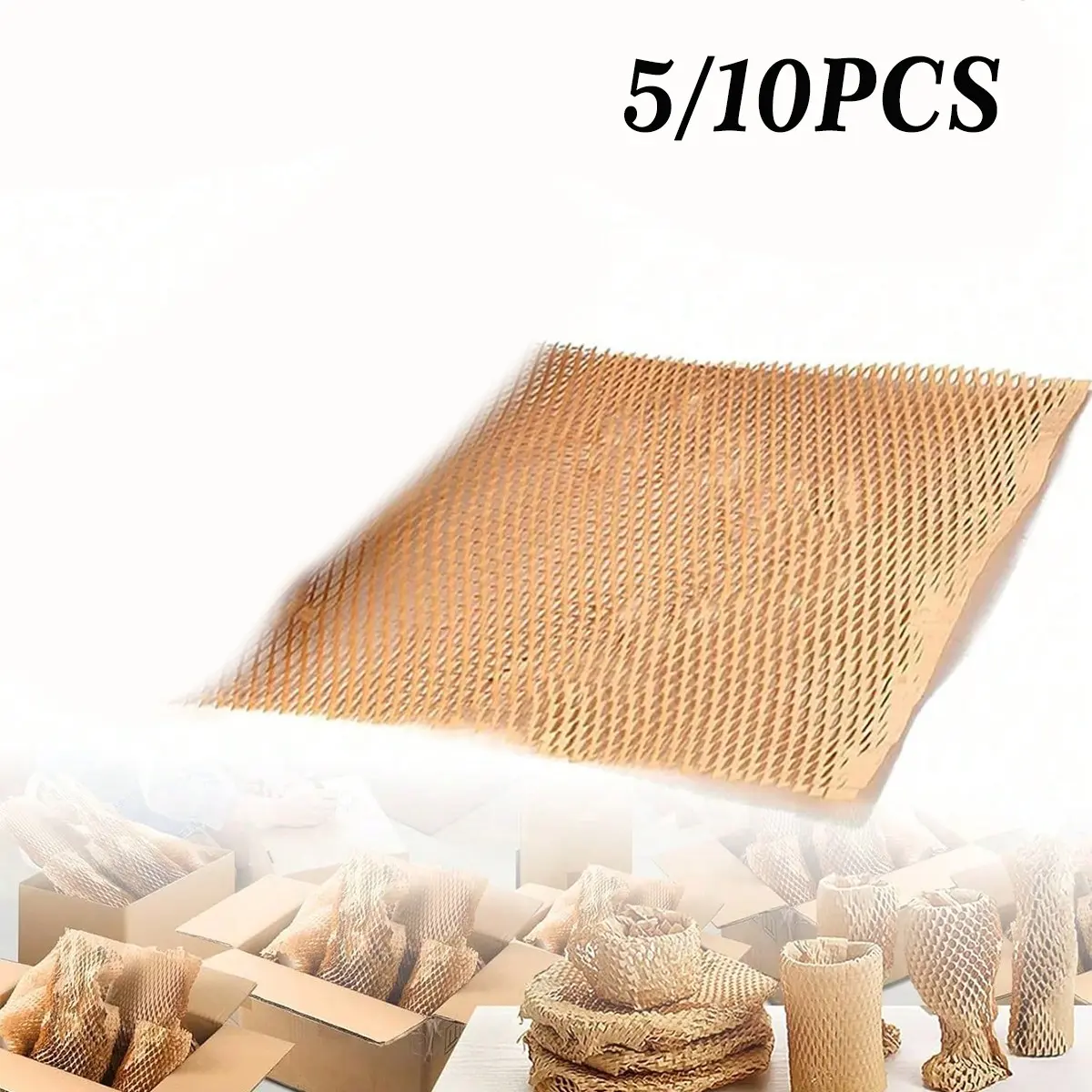 Honeycomb Packaging Paper, Alternative to Bubble Wrap, Ideal for Moving, Transportation, Moving Supplies, Bubble Packing Protection Roll