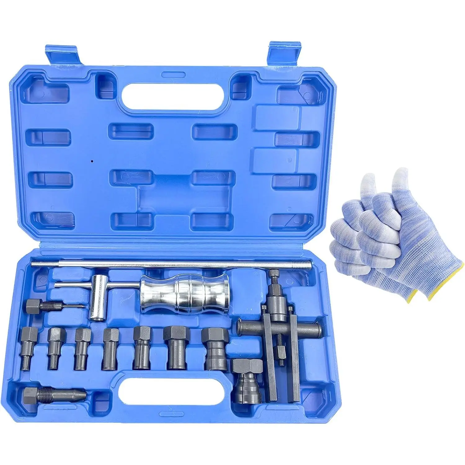 12 count Blind Bearing Puller Slide Hammer Puller Kit for Diameter 8-32mm