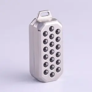 Stainless Steel Magnetic Push Puzzle, Metal Press Ball Edc Stress Relief Slider, Office Adult Adhd Anxiety Reduction Toy