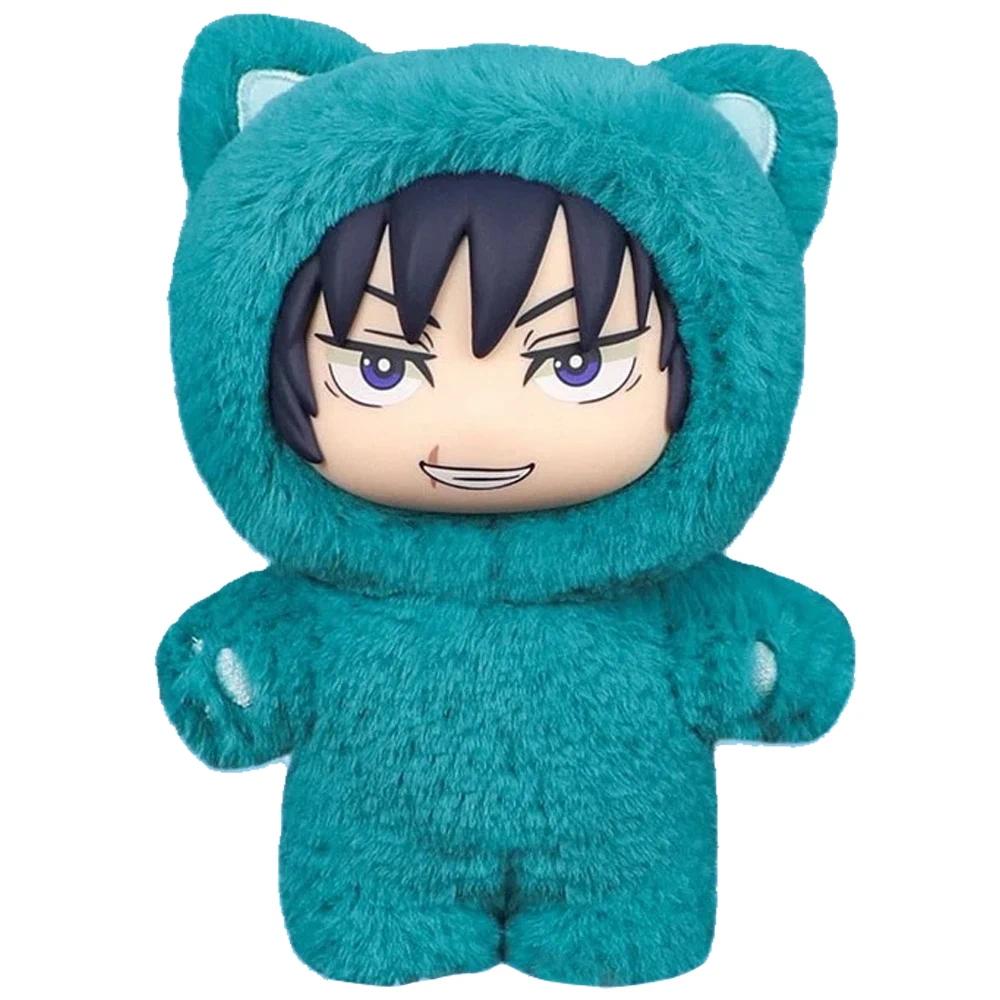 Eaki Genuine Jujutsu Kaisen Season 2 Gojo Satoru Cat Park Party Blind Box Plush Doll Bag Pendant Model Collection Toy for Fans