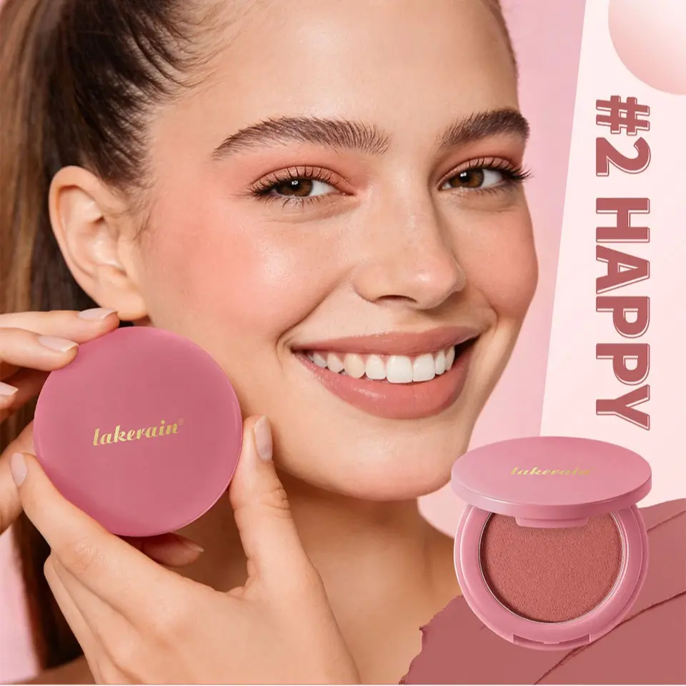 Matte Bounce Blush Cream, Soft Focus Matte Finish, Natural Skin Brightening, Single Color Cheek Blush, Smooth Makeup, Lightweight Natural Look