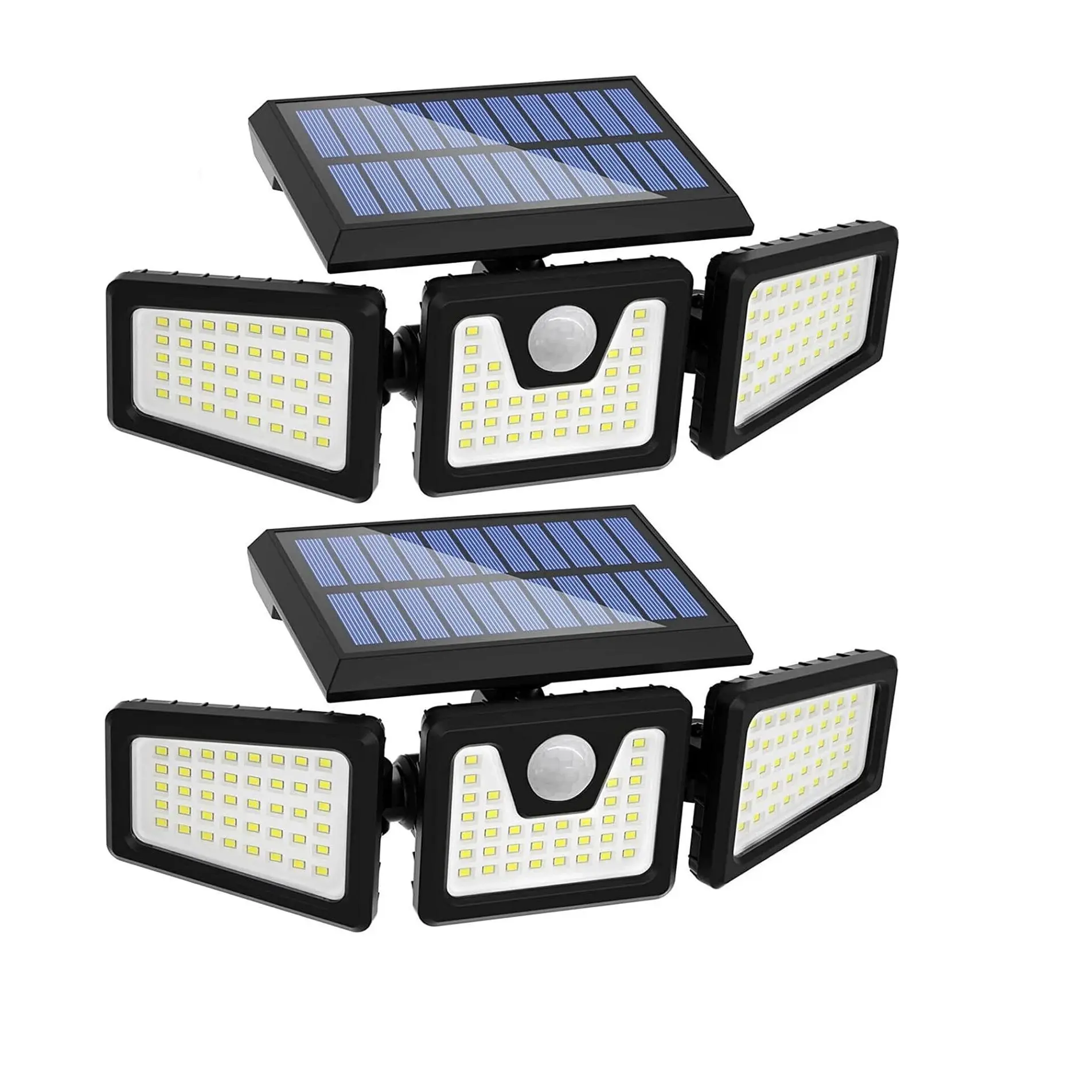 Wireless Solar Powered Outdoor Wall Lights – 74-LED 3000LM, 270° Wide Angle, 3 Lighting Modes & IP65 Waterproof for Garden & Courtyard