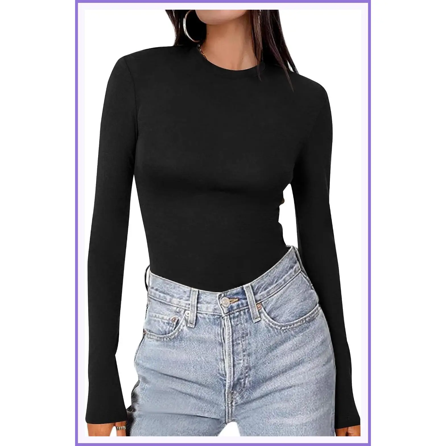 Women's Long Sleeve Thermal Tight Fitted Tops Underscrubs