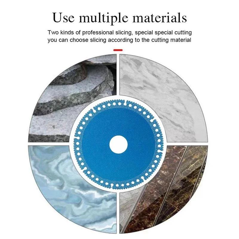 Size:(3,5,10,20pcs)Brazed Diamond Saw Blade Ultra Thin Saw Blade Ceramic Tile Glass Cutting Disc Indestructible Cutting Discs Angle Grinder Tool