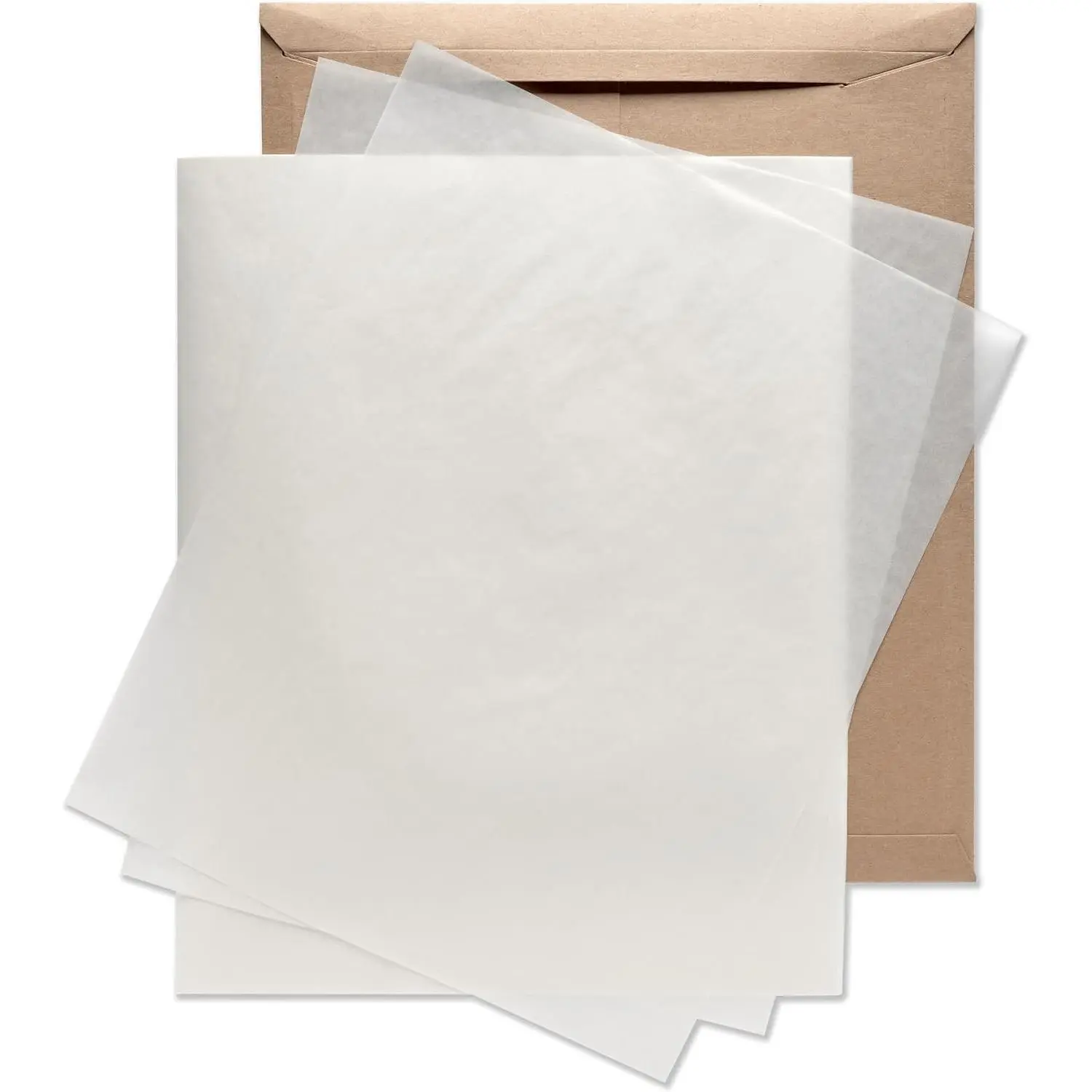 Glassine Paper Sheets, 16" x 20", Pack of 100 Transparent Paper Sheets for Artwork, Drawings, Photos, Arts and Crafts, Food, and Baked Goods