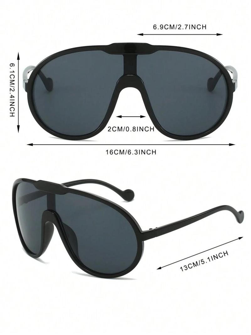 Women's Fashionable Plain Color Sunglasses, Trendy Casual Sunglasses for Everyday Use, Fashion Accessories for Outdoor Activities, Stylish Glasses, Tinted Lens Sunglasses