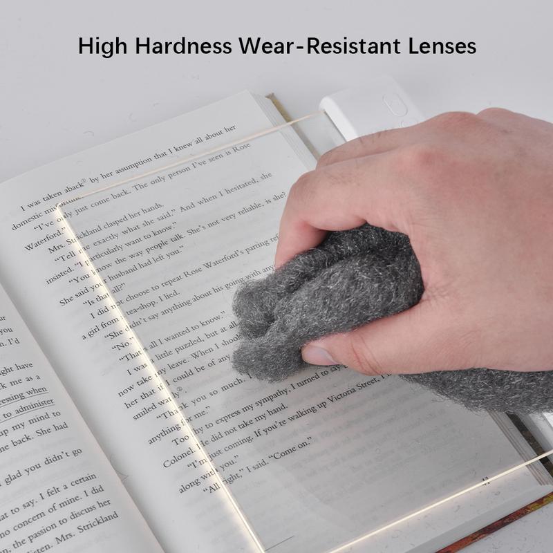 SHENZHI TECH Portable LED Reading Light, USB Rechargeable Dimmable Eye Protective Book Light, Suitable for Students, Adjustable Leds